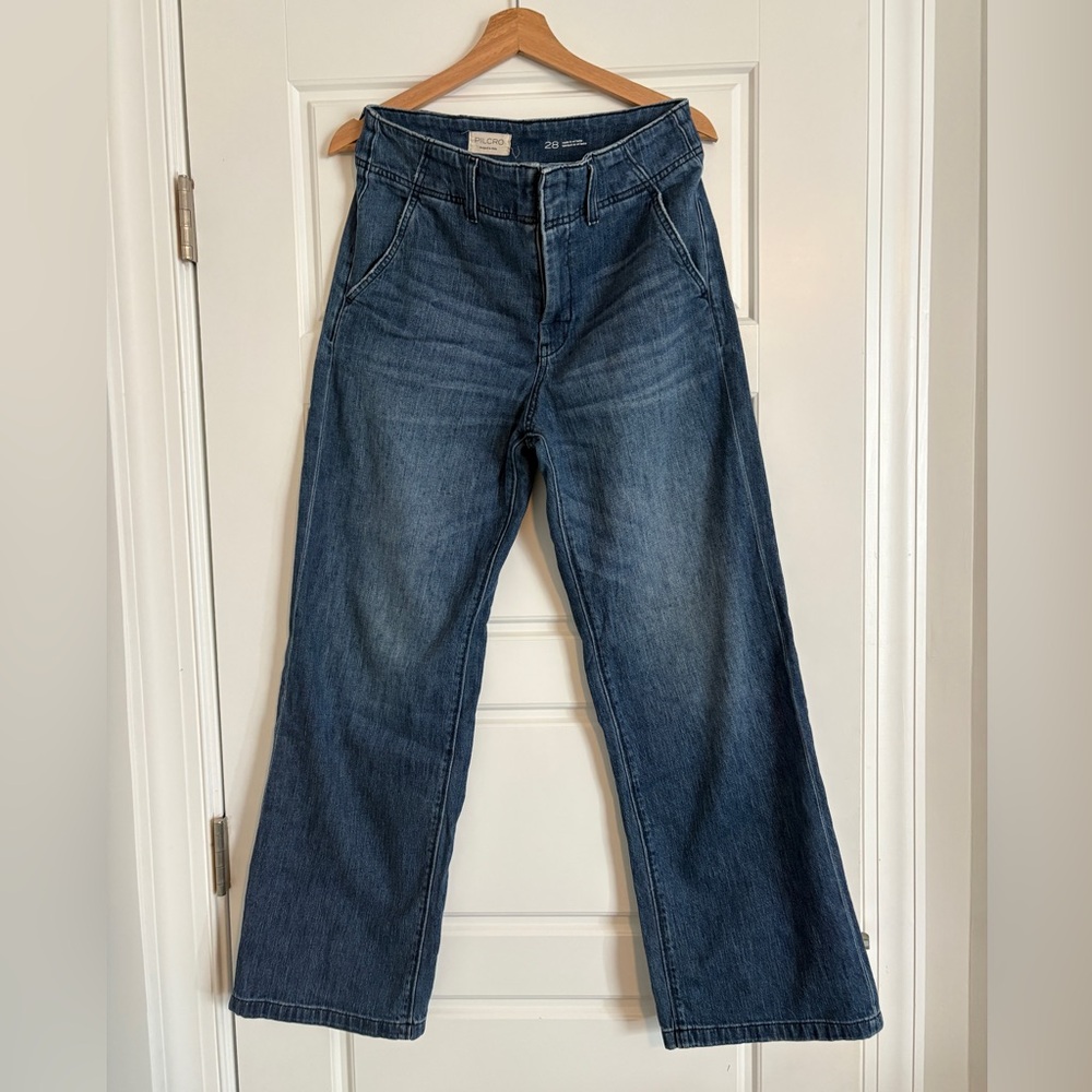 Pilcro Dark Blue Trouser Jeans